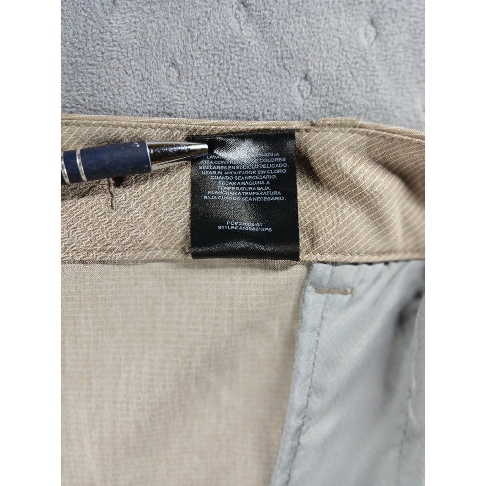 Hang Ten Men's 40 Khaki Hybrid Golf Shorts Tan Stretch Flat Front - Picture 5 of 10